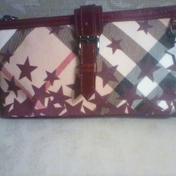 BURBERRY NOVA WRISTLET CLUTCH BAG w/ STARS - Picture 2 of 10